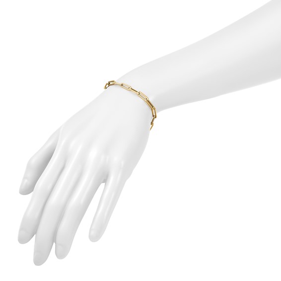 HERCO 18K Gold Semi-Solid Paperclip Bracelets
