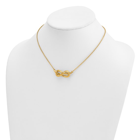 HERCO Gold Knotted Bar Necklaces