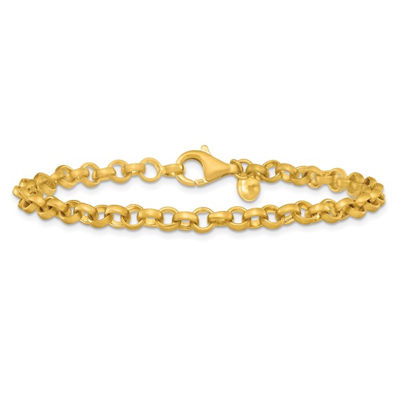 HERCO Gold Solid 4.8mm Rolo Link Bracelets