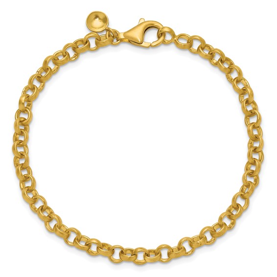 HERCO Gold Solid 4.8mm Rolo Link Bracelets
