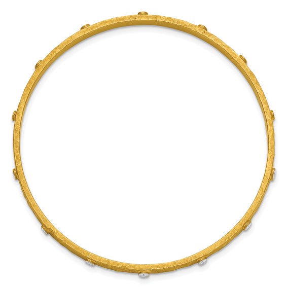 Herco 18K Solid Hammered Slip-On 3.3mm