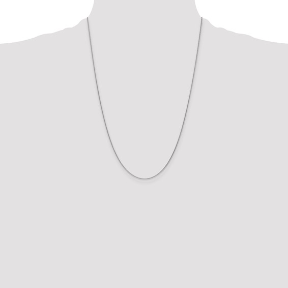 18K Leslie's WG 1.15mm D/C Cable Chain