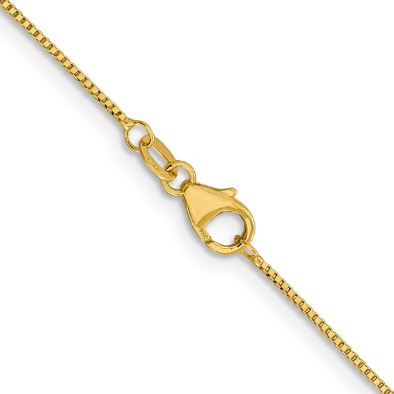 Leslie's 18K 16 inch .7mm Box with Lobster Clasp Chain
