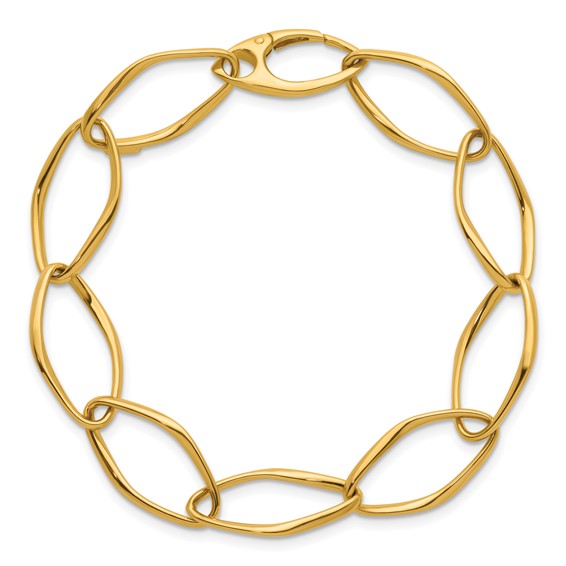 HERCO Gold Oval Link Bracelets
