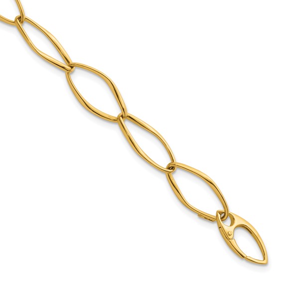 HERCO Gold Oval Link Bracelets