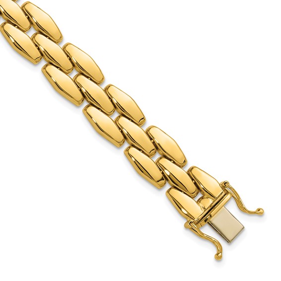 HERCO Gold 3 Row Link Bracelets