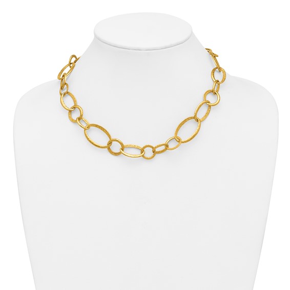 Herco 18K Gold Textured Link