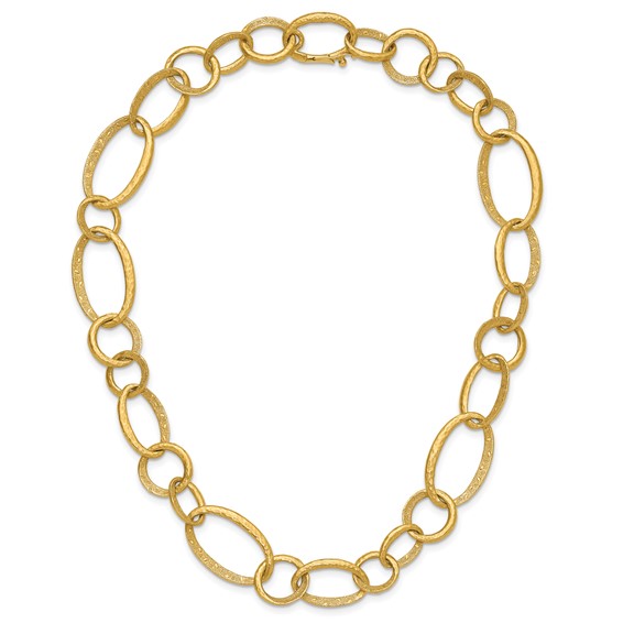 Herco 18K Gold Textured Link
