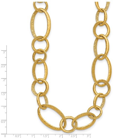 Herco 18K Gold Textured Link