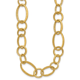 Herco 18K Gold Textured Link