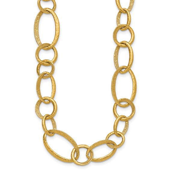 Herco 18K Gold Textured Link