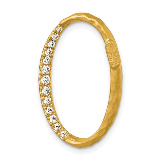 HERCO Gold Textured Diamond Pendants