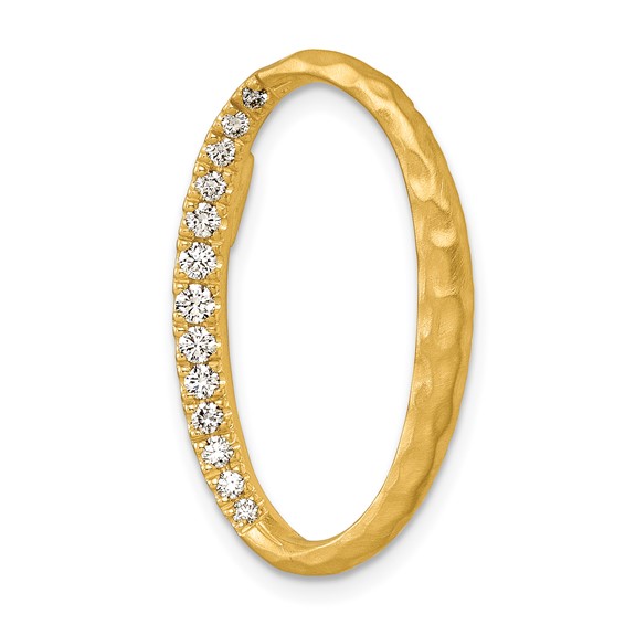 HERCO Gold Textured Diamond Pendants