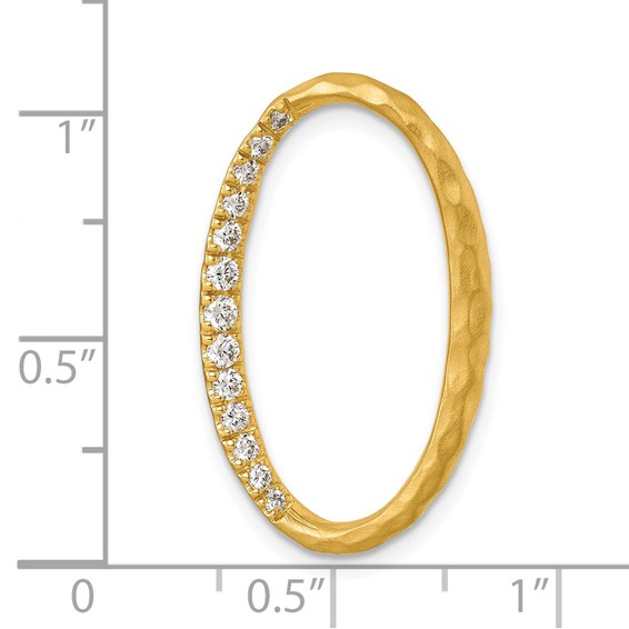 HERCO Gold Textured Diamond Pendants