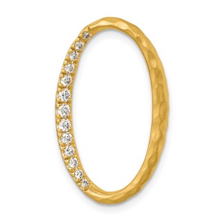 HERCO Gold Textured Diamond Pendants