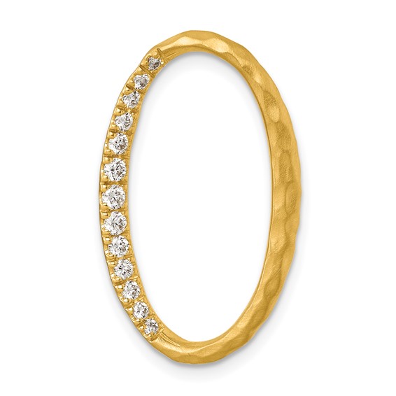 HERCO Gold Textured Diamond Pendants