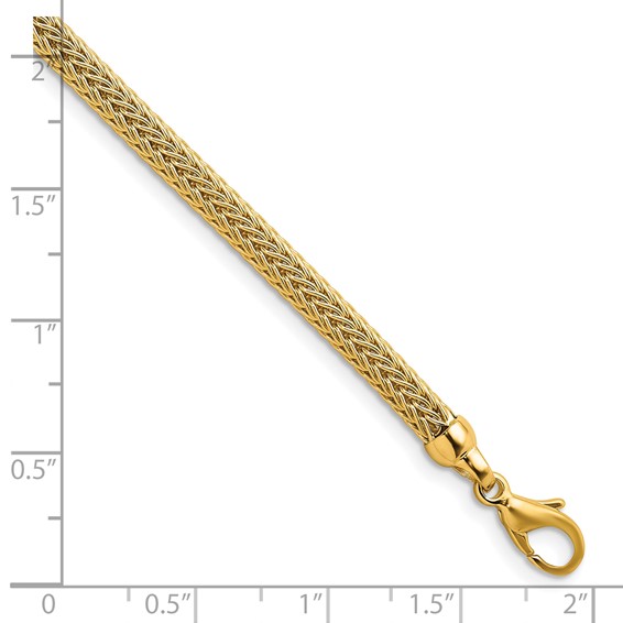 Herco 14K Polished 4.0mm Mesh 20 Inch Chain