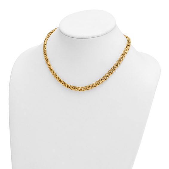 HERCO Gold Byzantine Chain Necklaces