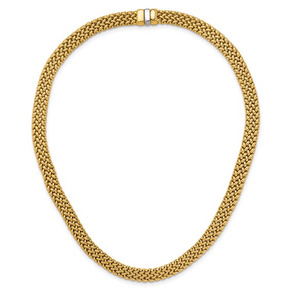 HERCO Gold Flat Mesh Necklaces