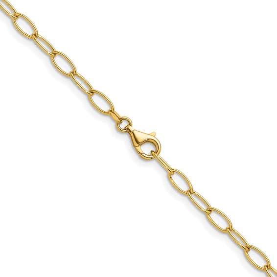HERCO Gold 4.5mm Oval Link Necklaces