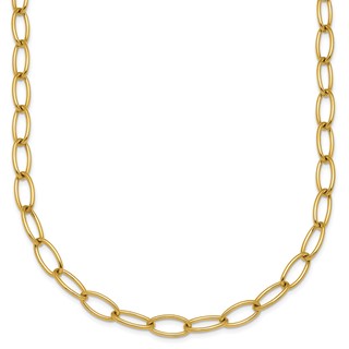 HERCO Gold 4.5mm Oval Link Necklaces