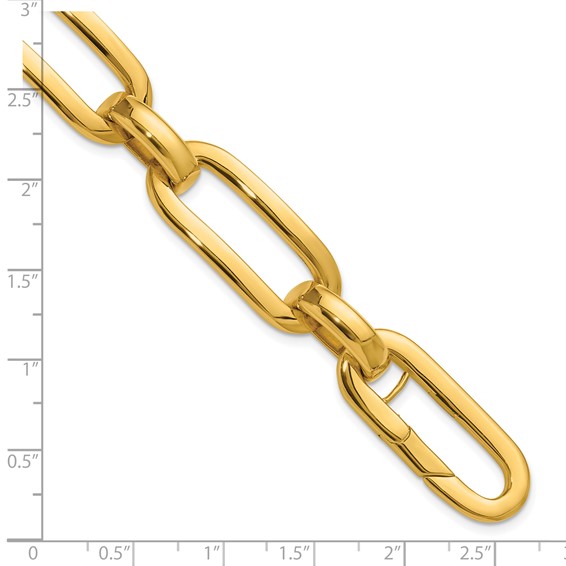 Herco 18K Polished Oval Link 7.5 inch Bracelet