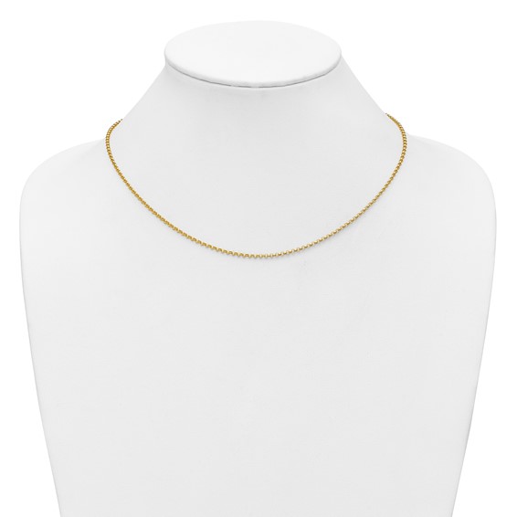 Herco Gold Polished Adjustable Rolo Chain