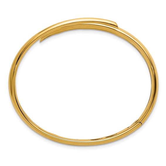 Herco 18K Polished Hinged Cuff Bangle