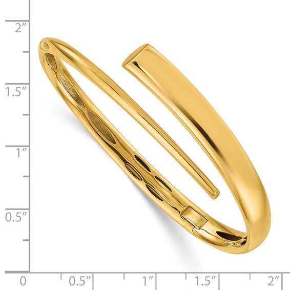 Herco 18K Polished Hinged Cuff Bangle