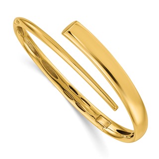 Herco 18K Polished Hinged Cuff Bangle