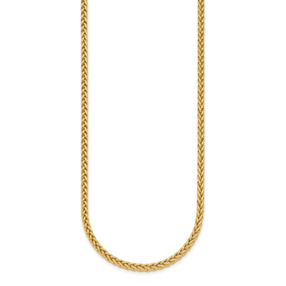 Herco 18K Polished 3.1mm Wheat 7.5 inch Bracelet