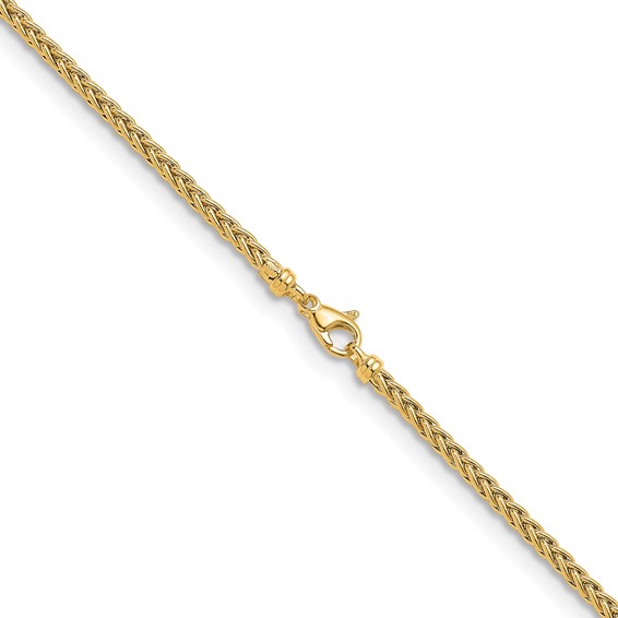 Herco 18K Polished 3.1mm Wheat 7.5 inch Bracelet