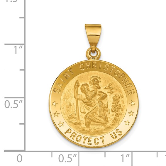 Gold St. Christopher Pendants
