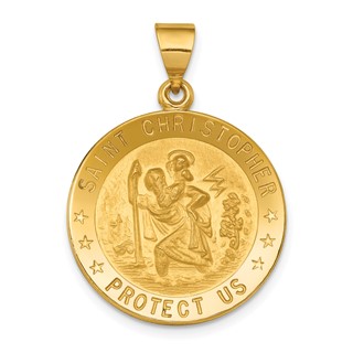 Gold St. Christopher Pendants