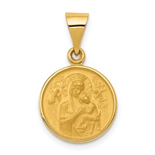 Gold Our Lady of Perpetual Help Pendants