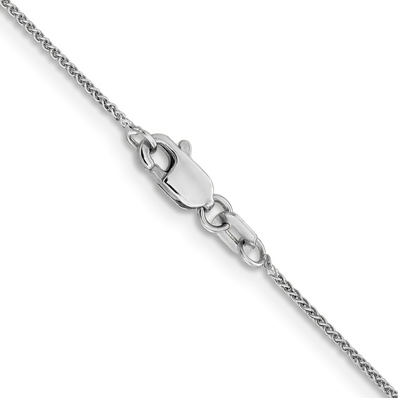 Leslie's 14K White Gold .8mm Spiga Chain