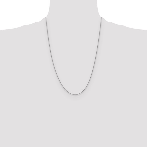 Leslie's 14K White Gold .8mm Spiga Chain