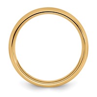 10K Yellow Gold 5mm Standard Weight Comfort Fit Wedding Band view 2
