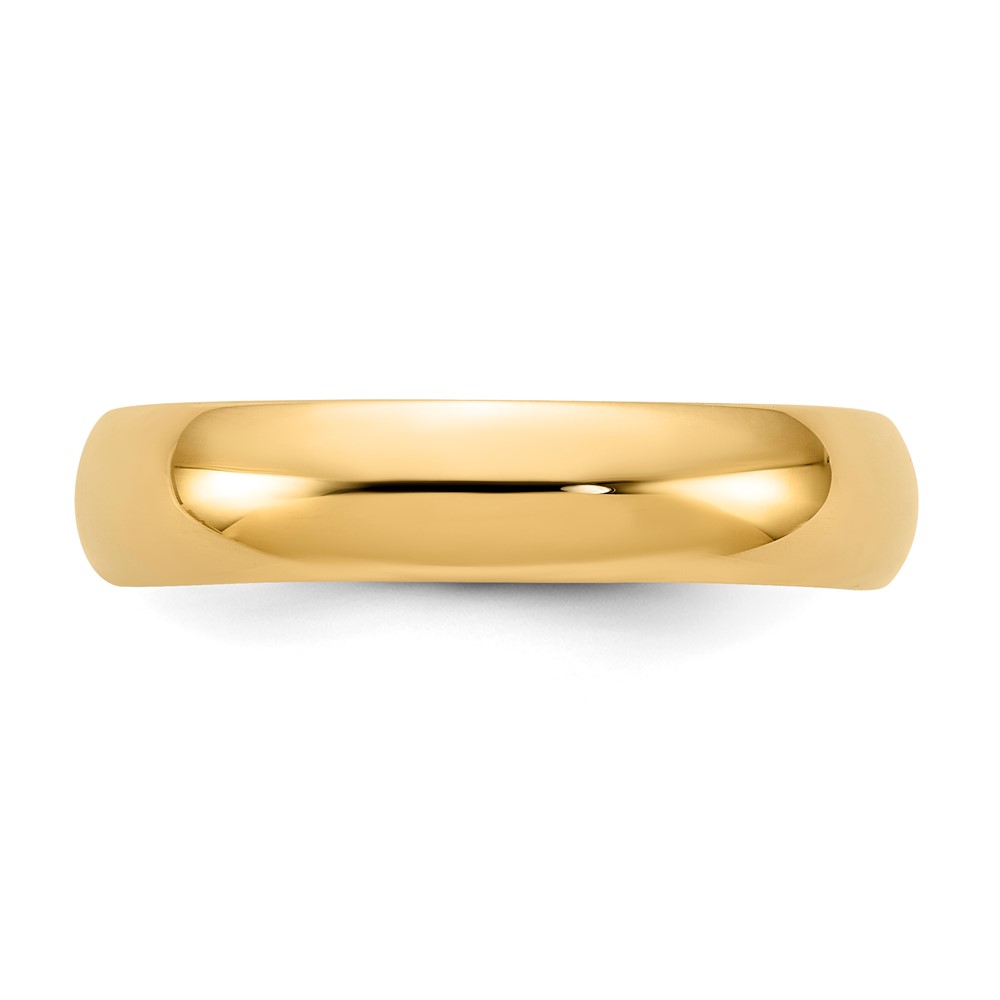 10k Yellow Gold 5mm Standard Weight Comfort Fit Wedding Band Size 11.5 (1CF050-11.5)