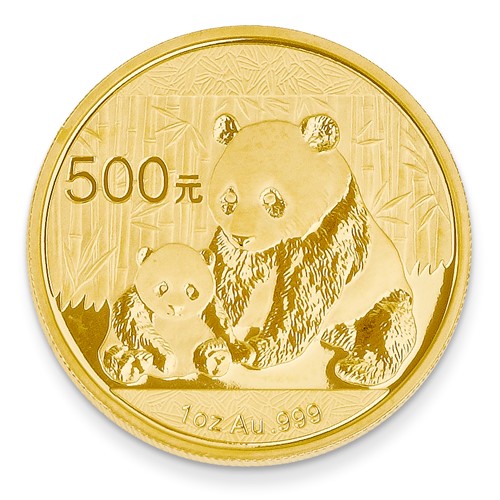 24K Yellow Gold 500 Yuan Panda Coin