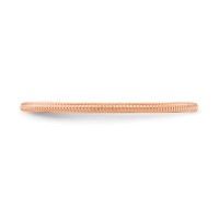10K Rose Gold 1.2mm Milgrain Stackable Band - Size 5 view 3
