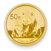 24K Yellow Gold Panda Coin view 1