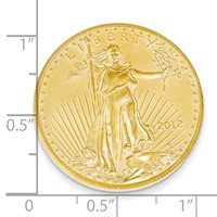 22K Yellow Gold 0.50 Oz American Eagle Coin view 2