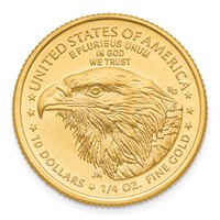22K 1 4 Oz American Eagle Coin view 3