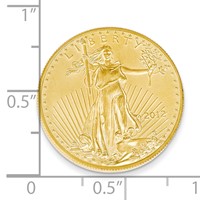 22K 1 4 Oz American Eagle Coin view 2