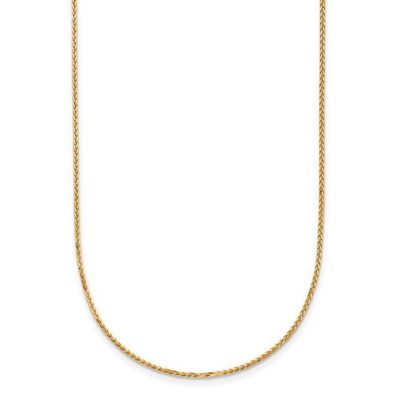 HERCO 24K Polished 1.3mm Solid Wheat Chains