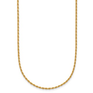 Herco 24K Gold Solid Rope Chain