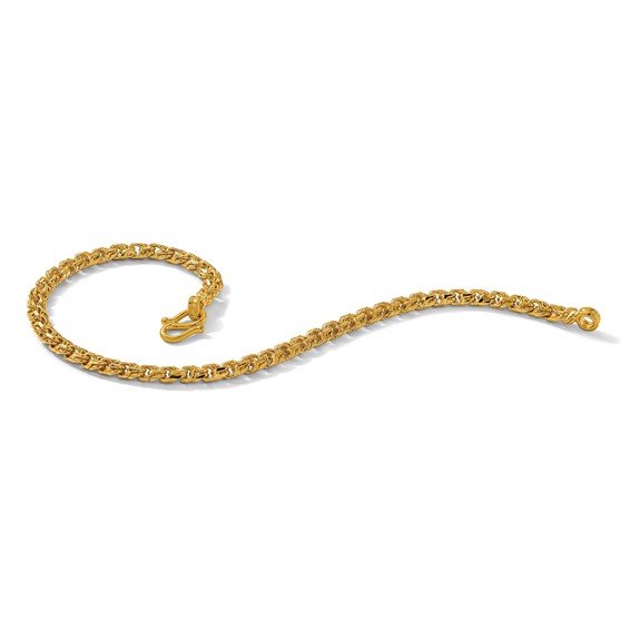 Herco 24K Gold Solid Double Curb Chain