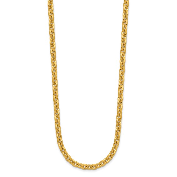 Herco 24K Gold  Solid Cable Chain