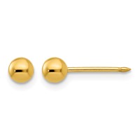 Inverness 14K Yellow Gold 4mm Ball Post Piercing Earrings view 1